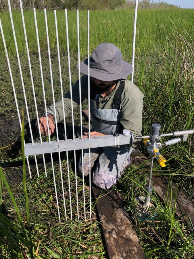Taking rSET measurements at the Jean Laffite National Park